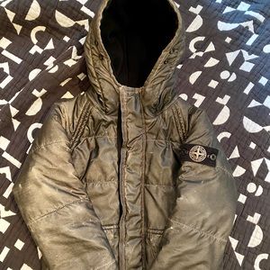 Stone Island Junior Liquid Reflective Jacket